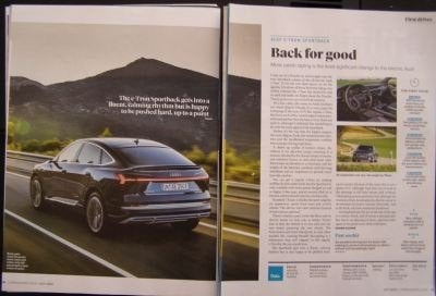 Audi E-tron Sportback 55 / S ? eerst 10x autotest lezen, Ophalen, Gelezen, Audi