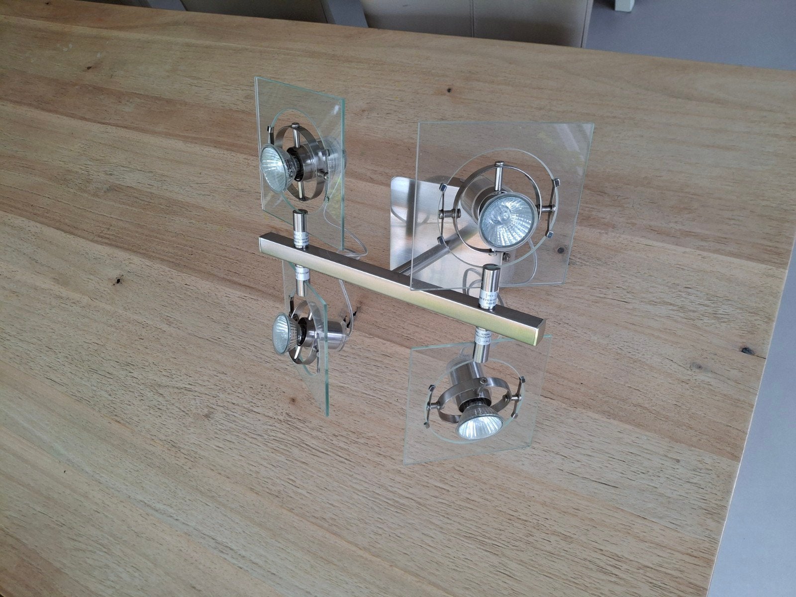 Moderne plafondspot, 4 lichtpunten, teab, Huis en Inrichting, Ophalen, Gebruikt