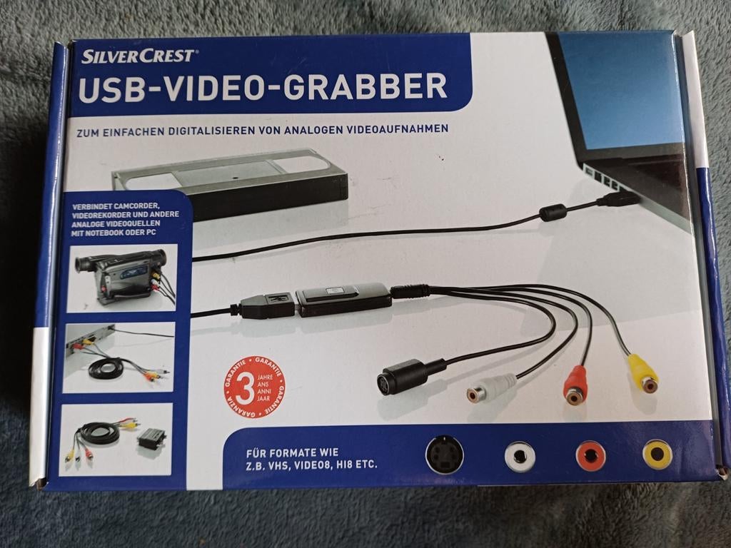 SILVER CREST USB GRABBER voor analoge video, Ophalen