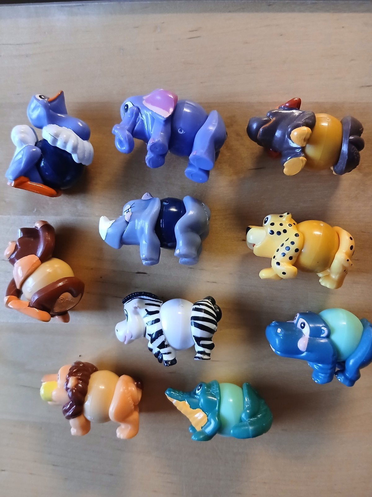 10 Kinder Surprise Dierenfiguren / Kogelfiguren, Verzamelen, Verrassingseieren, Ophalen of Verzenden, Gebruikt