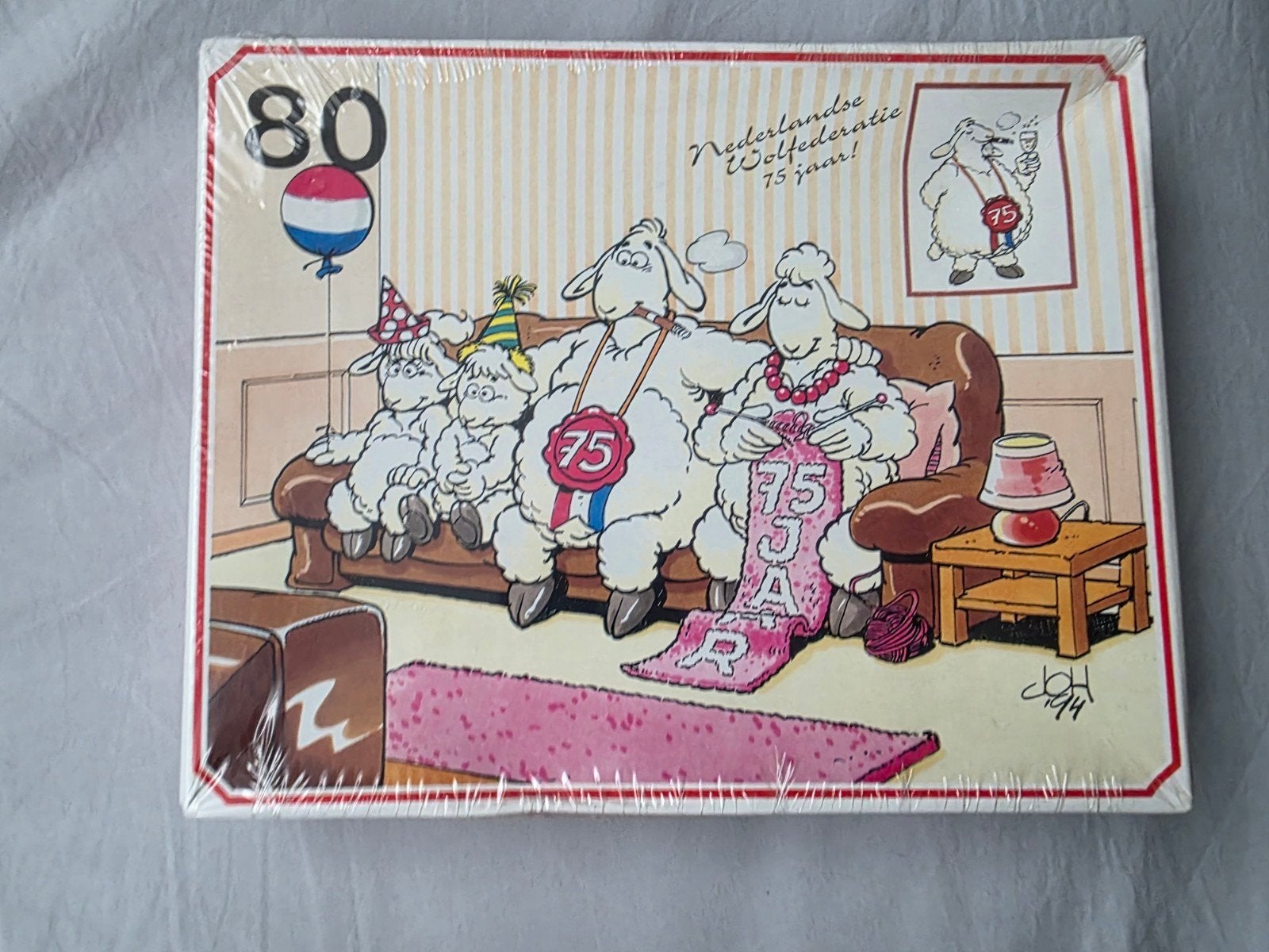 nieuw jan van haasteren Nederlandse Wolfederatie 75 jaar, Ophalen of Verzenden, 500 t/m 1500 stukjes, Zo goed als nieuw