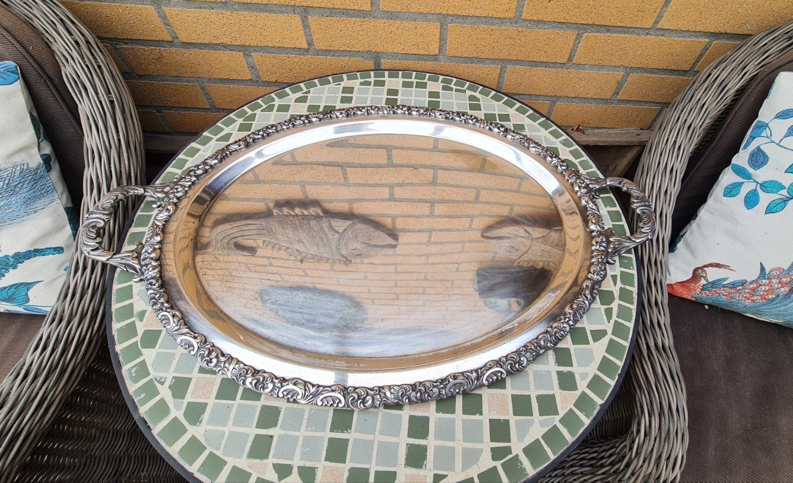 WMF Art Deco Verzilverd Dienblad - 1920-1930, Antiek en Kunst, Ophalen, Zilver