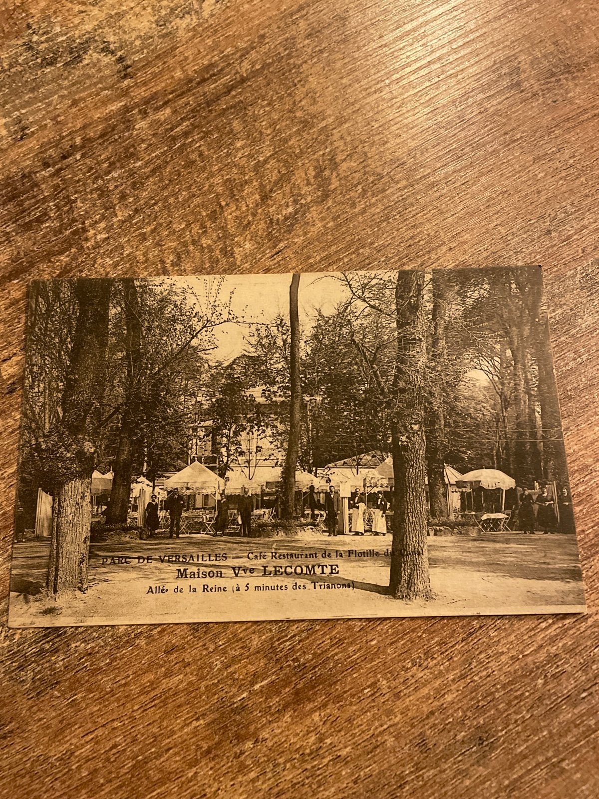 Oude ansichtkaart: Café Restaurant La Flottille, Versailles, Ophalen of Verzenden, 1920 tot 1940, Gelopen