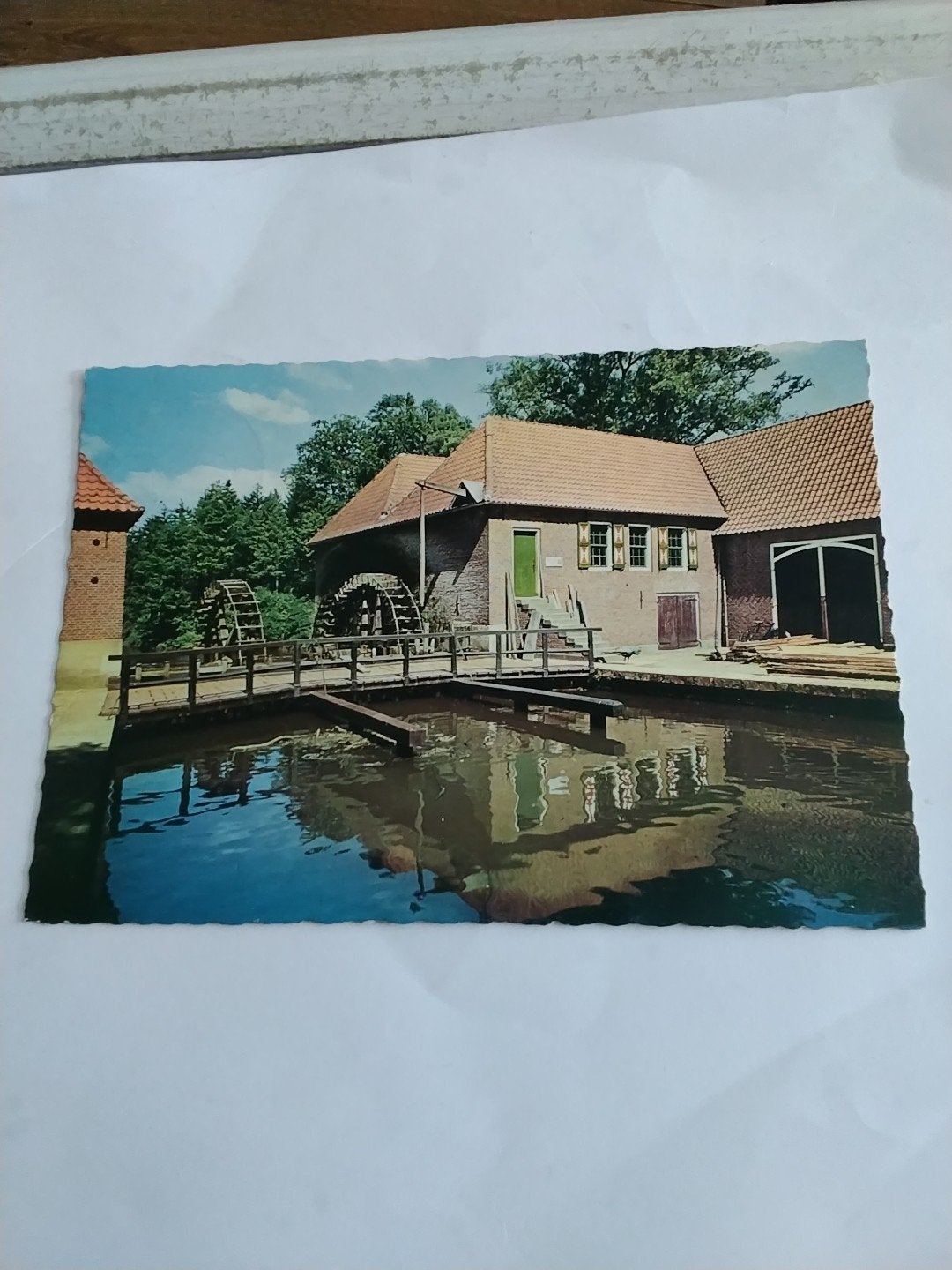 Oude Ansichtkaart Denekamp Waterkoren- en Houtzaagmolen, Ophalen of Verzenden, 1960 tot 1980, Gelopen, Overijssel