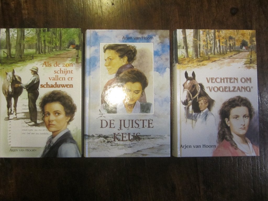 Arjen van Hoorn 3x Als de zon/juiste keus/vechten Vogelzang, Ophalen of Verzenden, Zo goed als nieuw, Gelderland