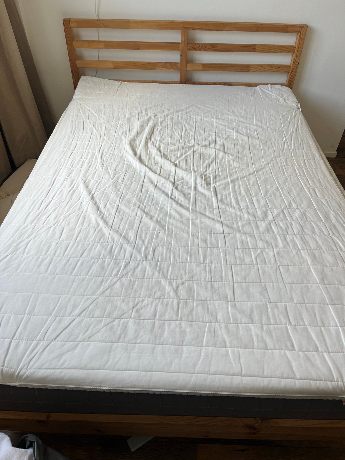 Ikea Hovag matras en/of topper, Ophalen, Overige materialen, Gebruikt, Wit