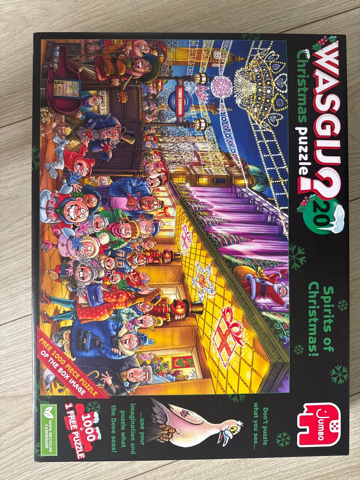 WASGIJ Christmas 20: Spirits of Christmas! Legpuzzel 1000 st, Ophalen of Verzenden, 500 t/m 1500 stukjes, Nieuw, Legpuzzel
