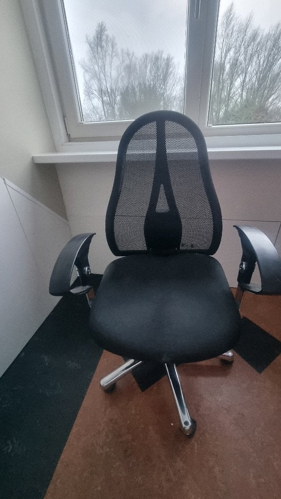 Bureaustoel, Ophalen, Gebruikt, Zwart, Bureaustoel