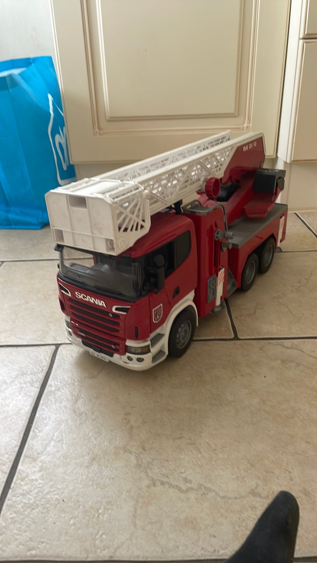 Bruder brandweer auto, Ophalen, Gebruikt, Bus of Vrachtwagen