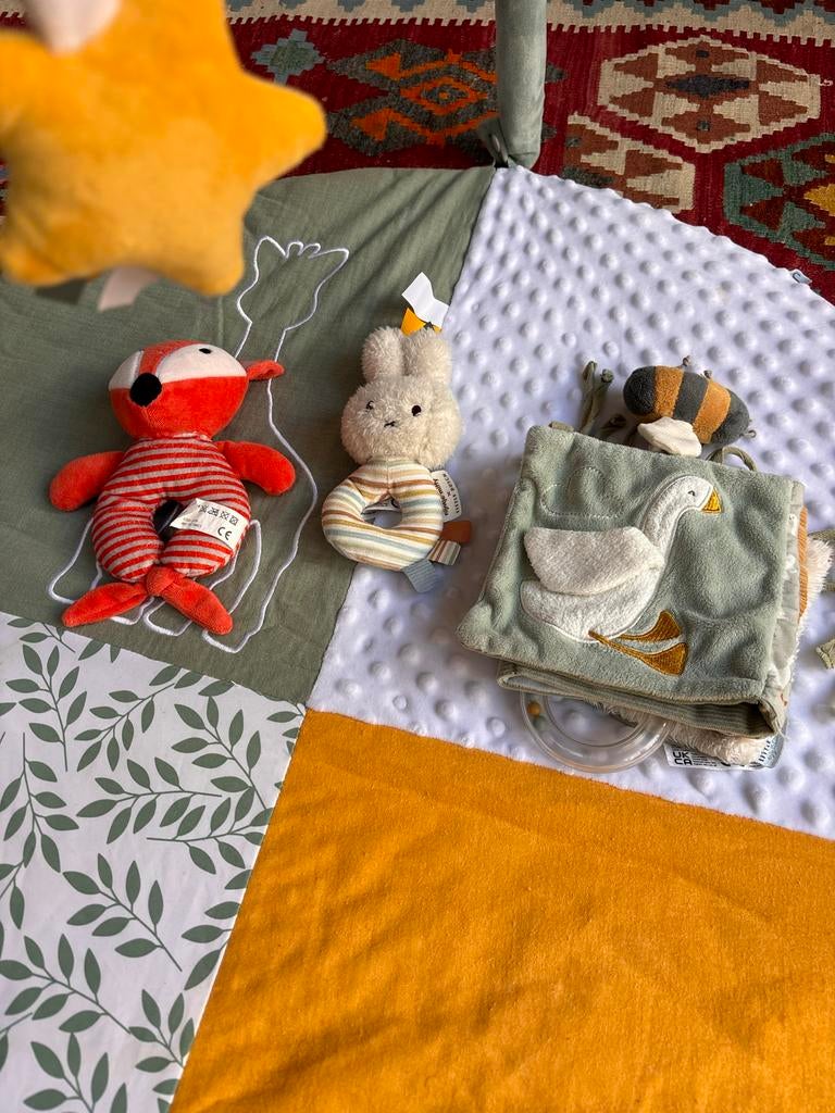 Sophie de Giraf Speelkleed met Babygym en Speeltjes, Verzenden, Zo goed als nieuw, Speelkleed