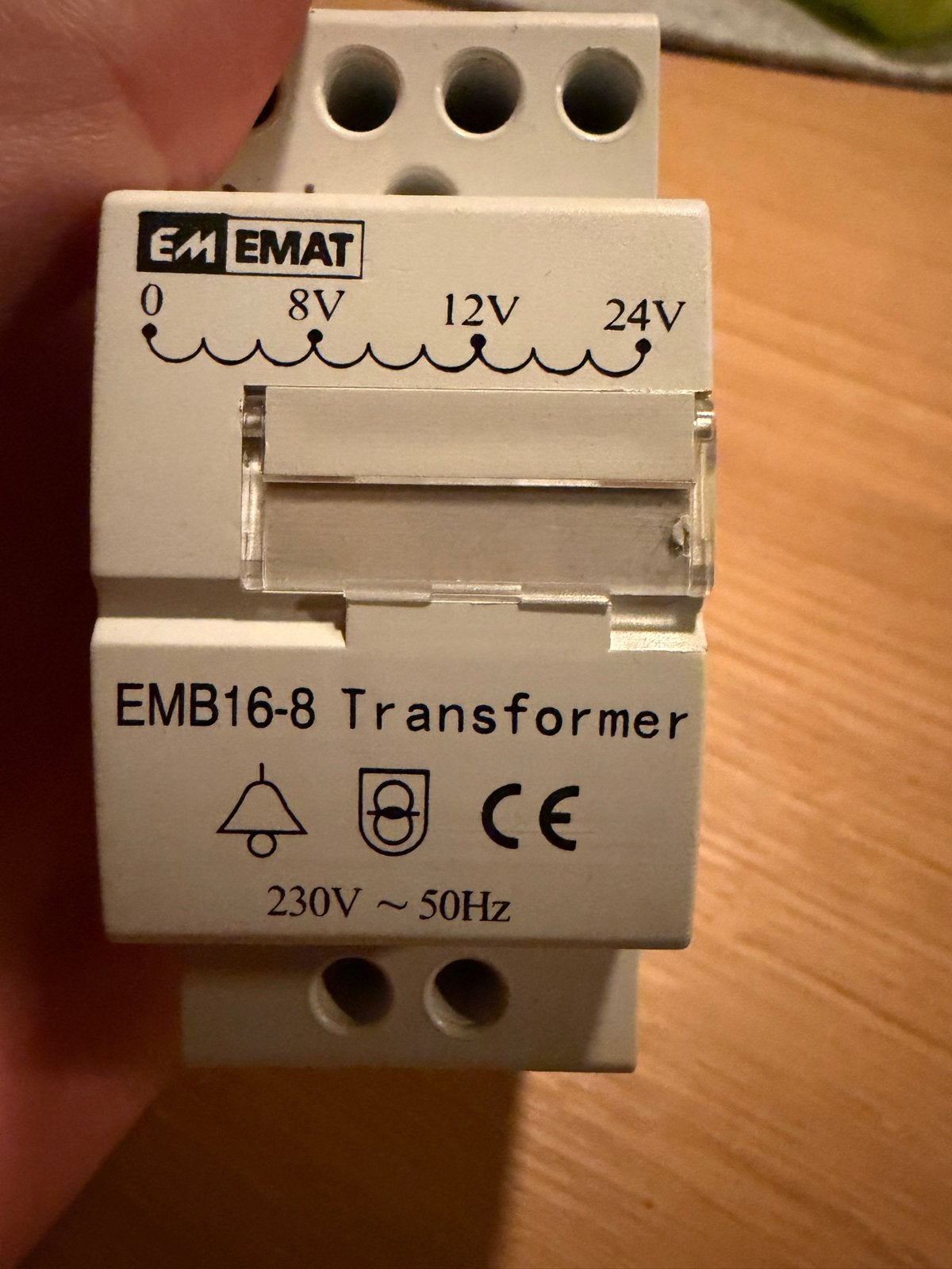 EMAT EMB16-8 Transformator 230V naar 8V/12V/24V, Ophalen of Verzenden, Zo goed als nieuw, Overige merken, Omvormer