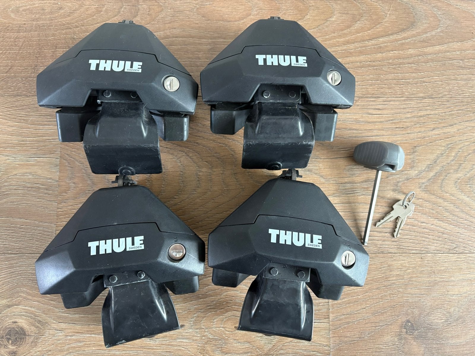 Thule voetenset dakdragers Opel Grandland X (plat dak), Ophalen of Verzenden, Zo goed als nieuw