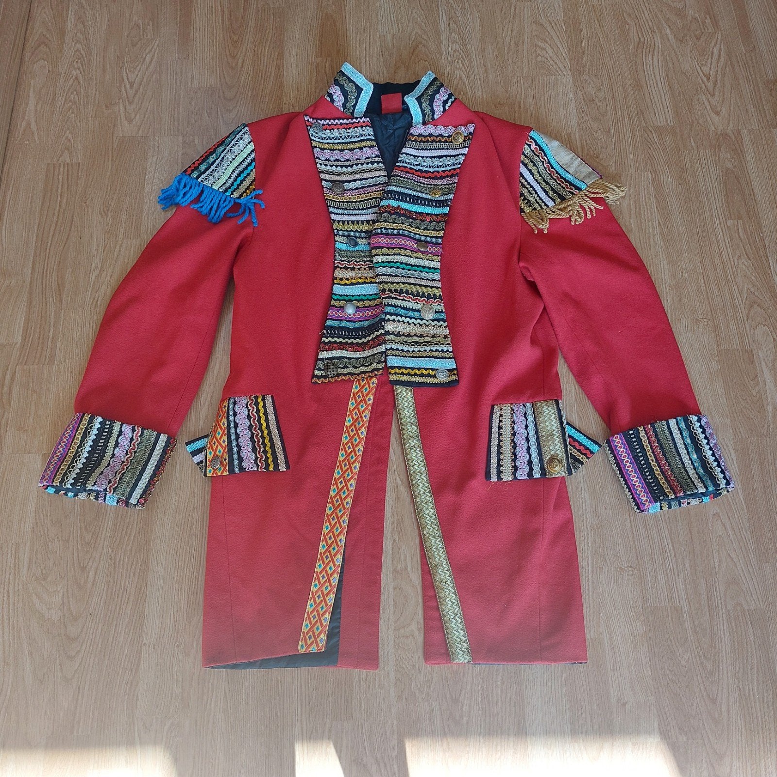 Rode carnaval jas van Collection,  Maat 3XL, Ophalen of Verzenden, Gedragen, Overige maten