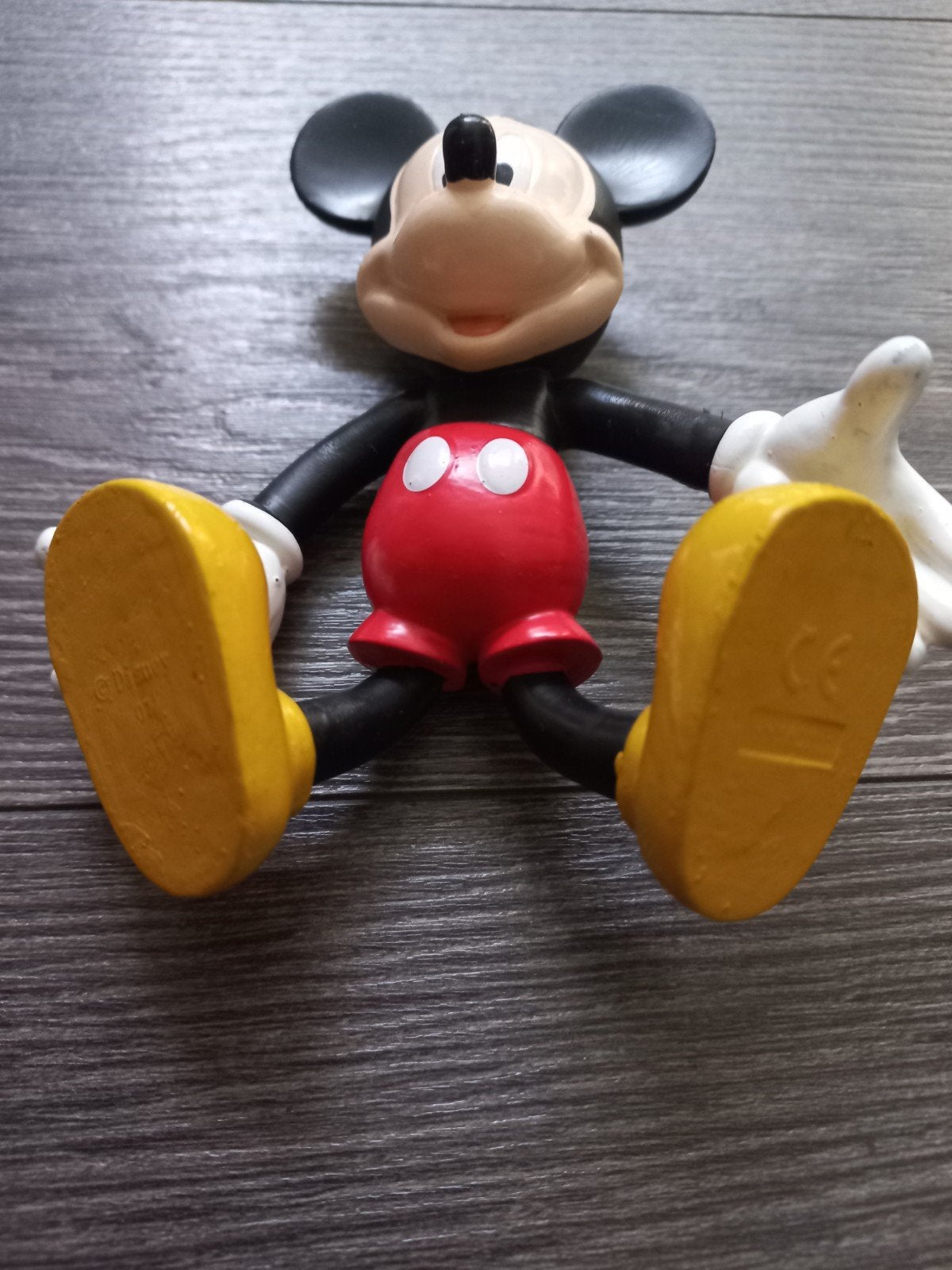 Disney Mickey Mouse 12cm hard plastic, Verzamelen, Ophalen of Verzenden, Gebruikt, Overige typen