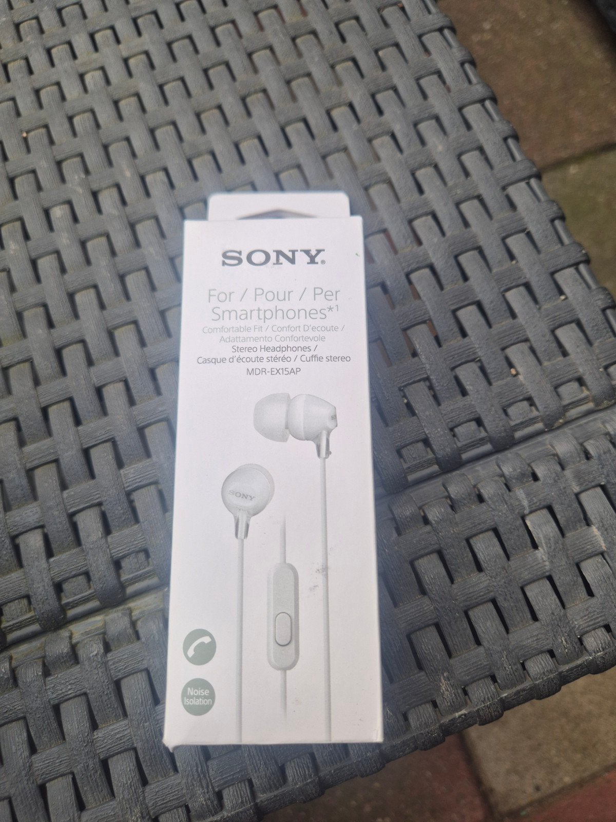 Sony MDR-EX15AP In-ear Koptelefoon Wit