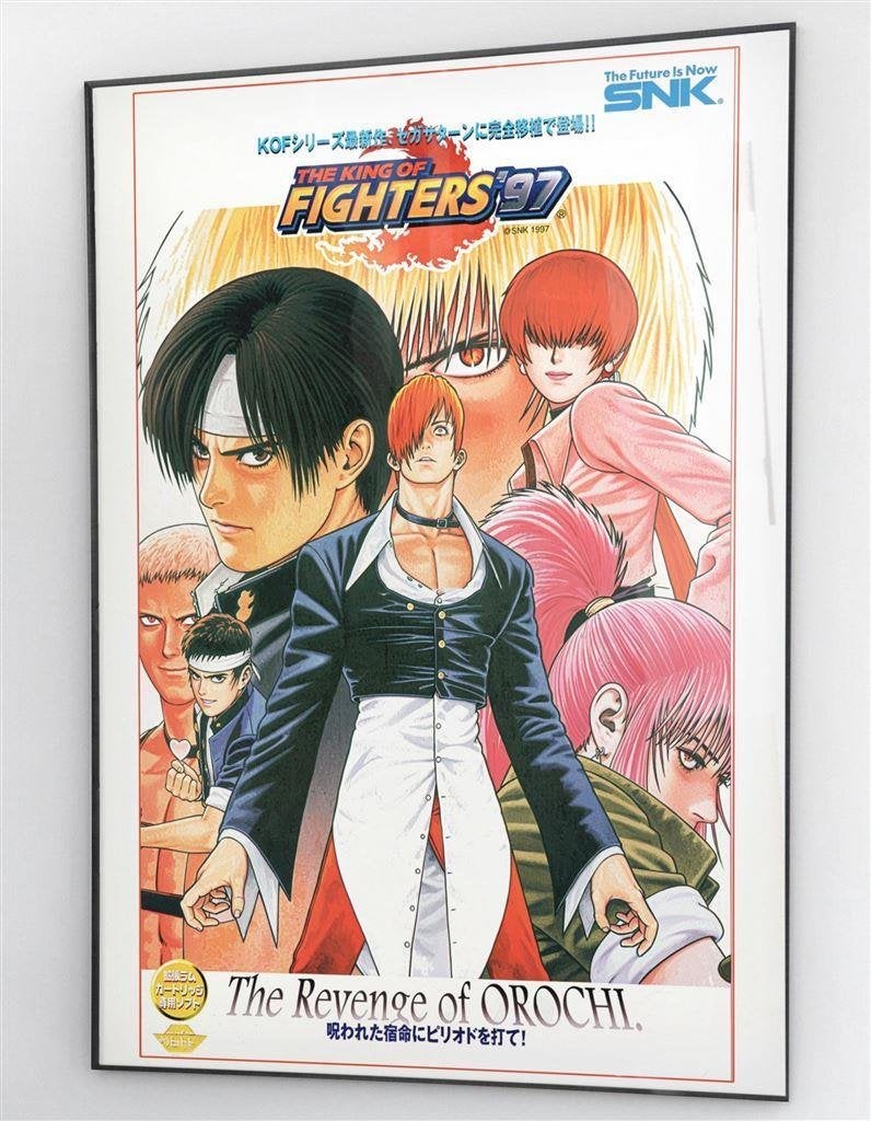 grote KING OF FIGHTERS KOF 97 NEOGEO Poster, Verzenden, Nieuw, A1 t/m A3, Film en Tv
