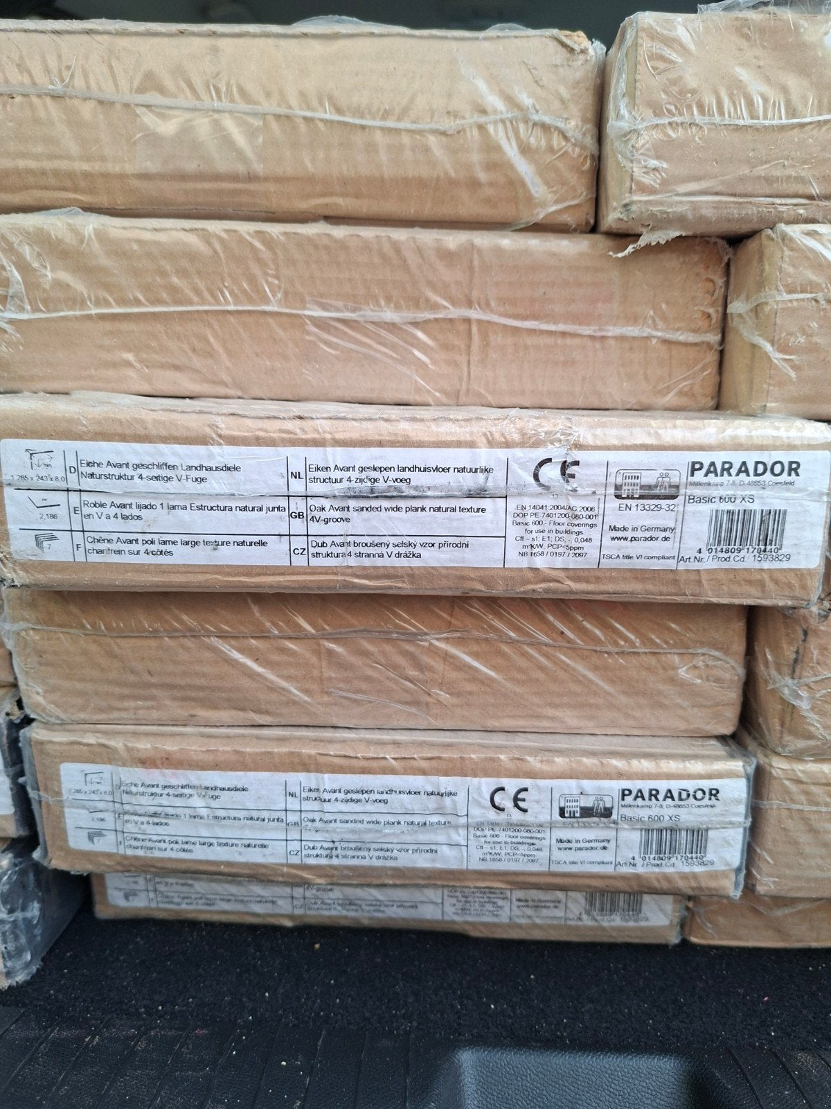 Parador Laminaat Basic 600 - Nieuw in verpakking, Ophalen, Nieuw, 10 m² of meer, 10 tot 30 cm