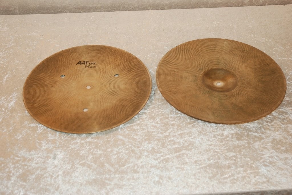 Sabian Flat hats Hihat bekkens  1094/1399gr14 inch <26261403, Sabian, Gebruikt, ., Drums of Percussie