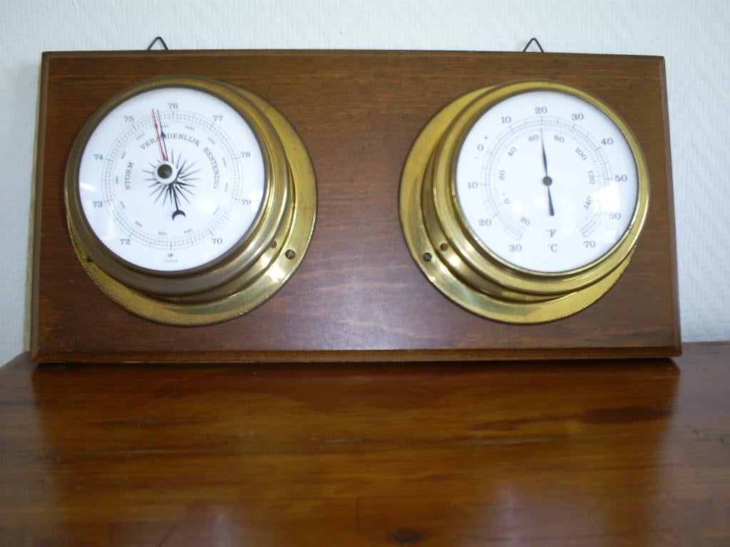 Gebruikte Barometer ATC en Thermometer, Ophalen of Verzenden, Gebruikt, Weerstation