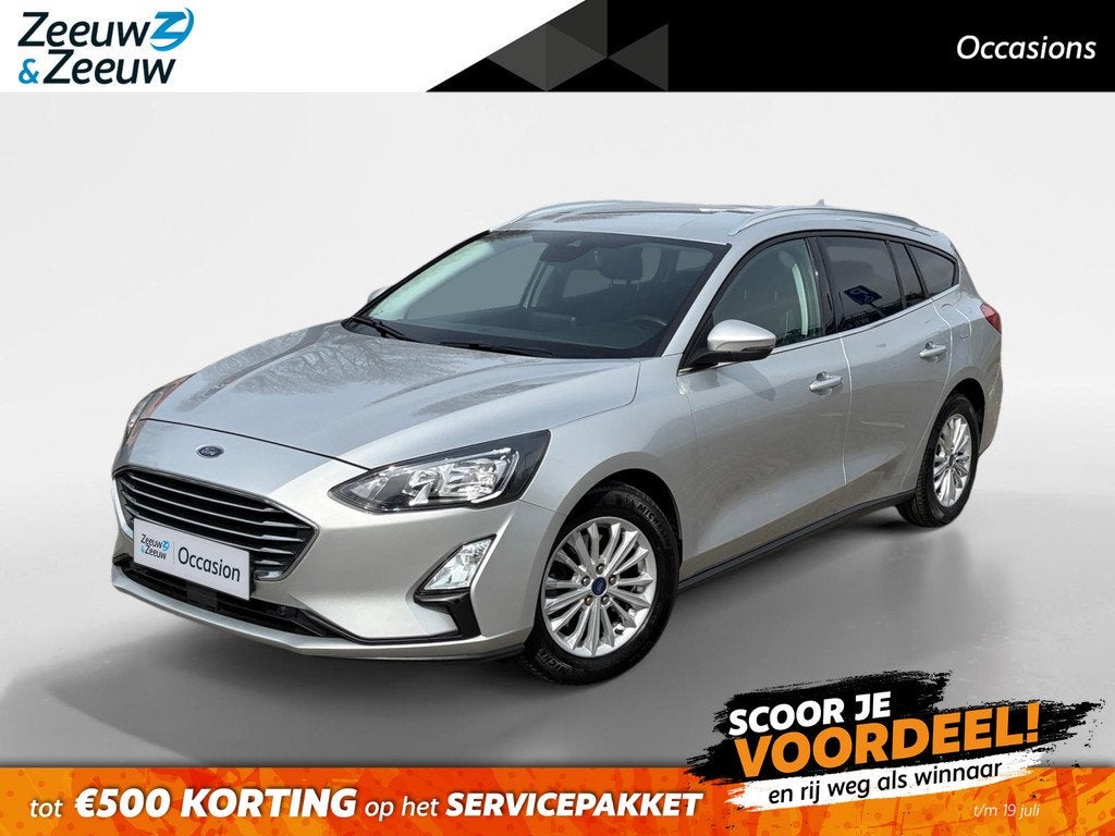 Ford Focus Wagon 1.0 EcoBoost Titanium X Business 125PK | Ca, 12 maanden, Gebruikt, Origineel Nederlands, 19 km/l