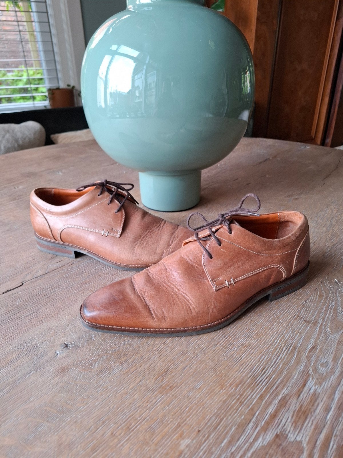 van Lier schoenen maat 42,5, Bruin, Van Lier, Ophalen of Verzenden, Zo goed als nieuw