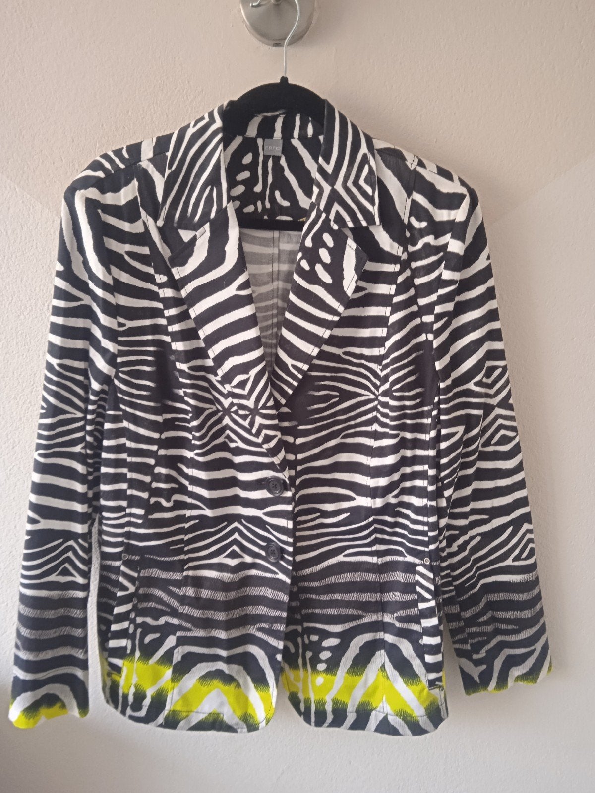 super colbert van Erfo katoen large 19,€, Zwart, Erfo, Maat 42/44 (L), Ophalen of Verzenden