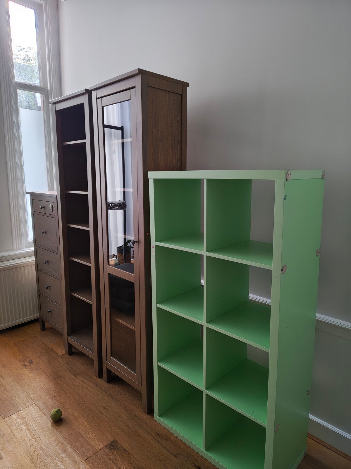 Diverse kasten: ladekast, open kast en vitrinekast, Ophalen, Modern, functioneel, Met lade(s), Overige houtsoorten