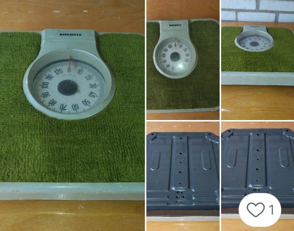 Vintage Soehnle Personenweegschaal - Groen Tapijt, Gebruikt, Analoog, Onbekend, Soehnle
