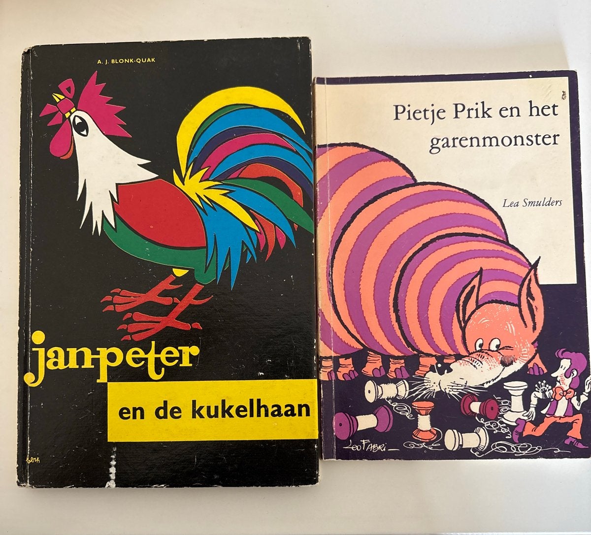 Janpeter en de kukelhaan & Pietje Prik en het garenmonster, Boeken, Ophalen, Gelezen, Fictie algemeen