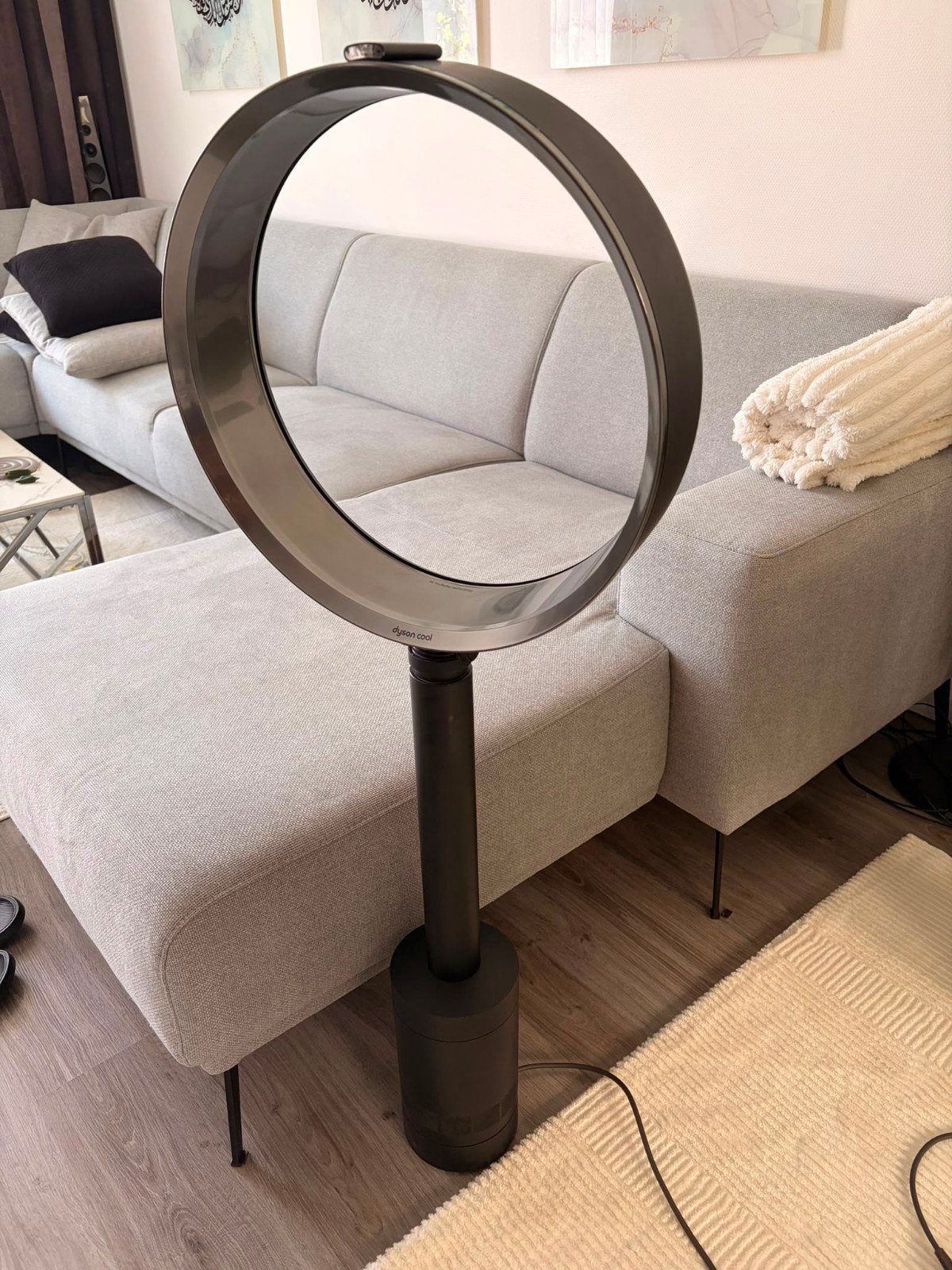 Dyson Cool AM08 statiefventilator., Witgoed en Apparatuur, Ventilatoren, Zo goed als nieuw, Torenventilator, Ventilator met afstandsbediening