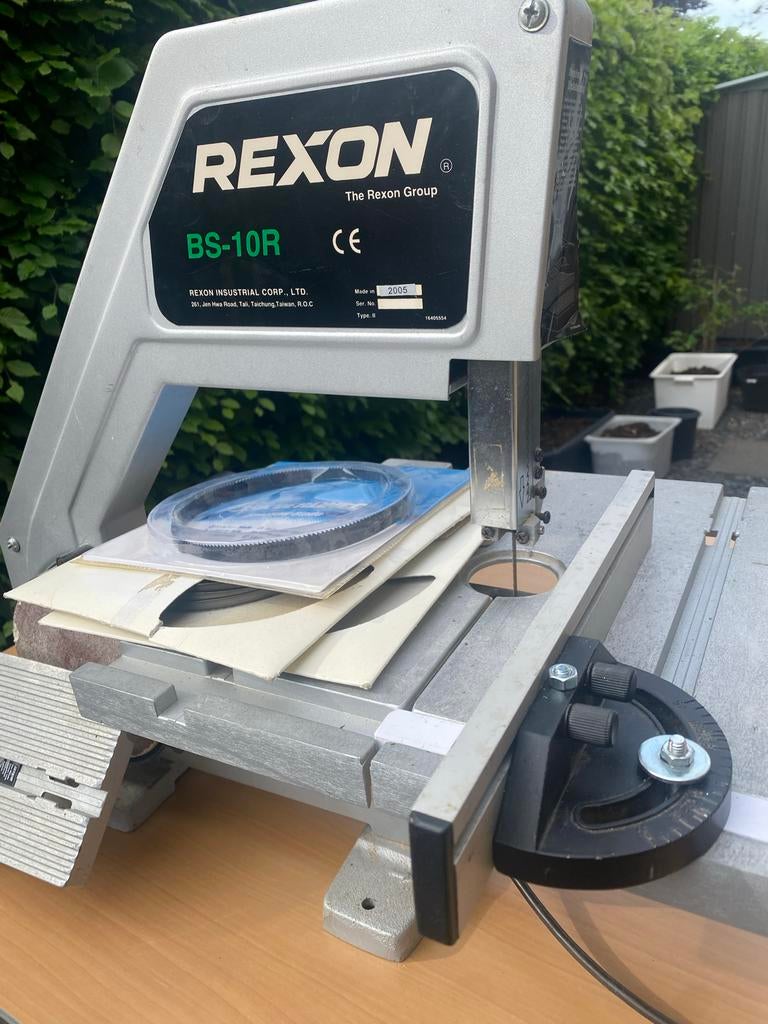 Rexon BS-10R Lintzaag en Schuurschijfmachine, Ophalen, Minder dan 30 mm, Gebruikt, Lintzaag