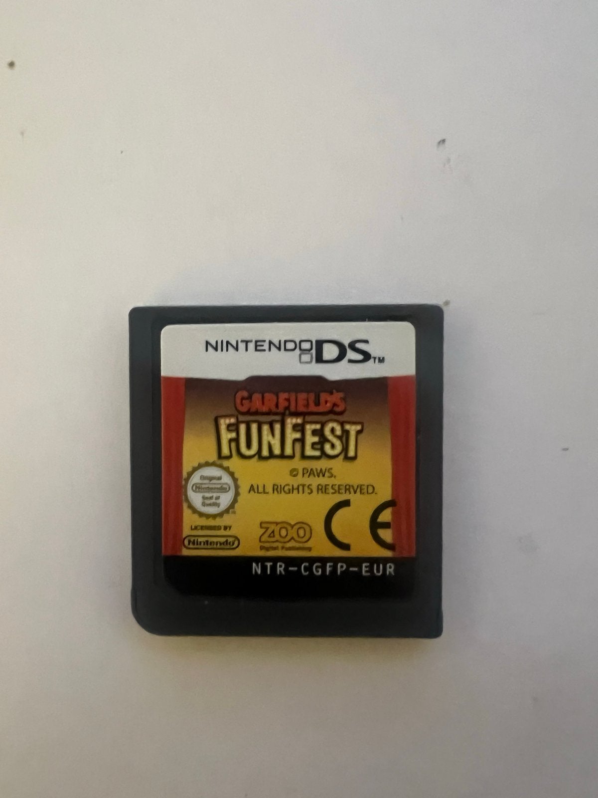 Garfield's Funfest Nintendo DS Game, Gebruikt, 1 speler, Ophalen of Verzenden, Vanaf 3 jaar