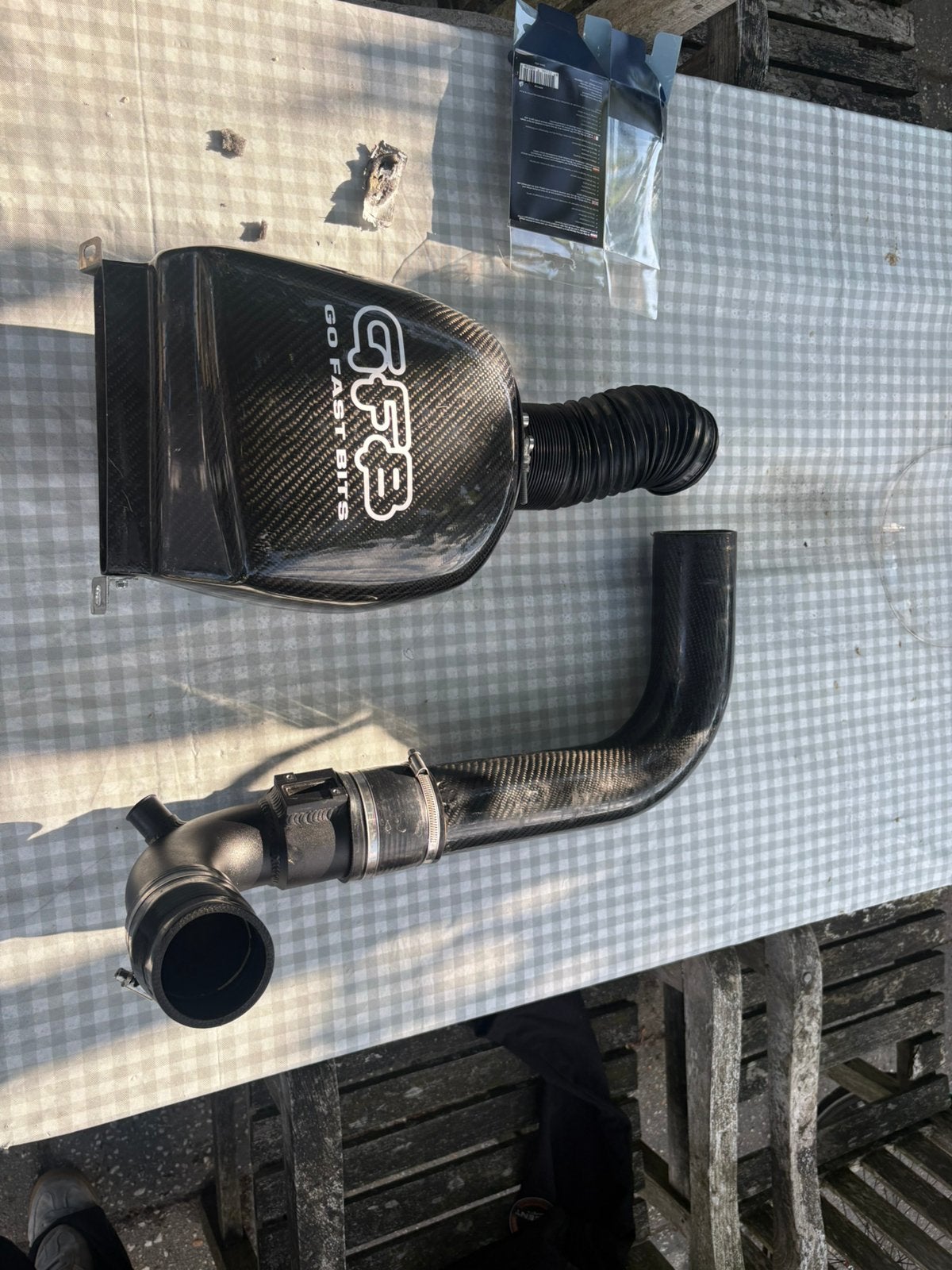 GFB inlaat 2.0 tsi, Ophalen
