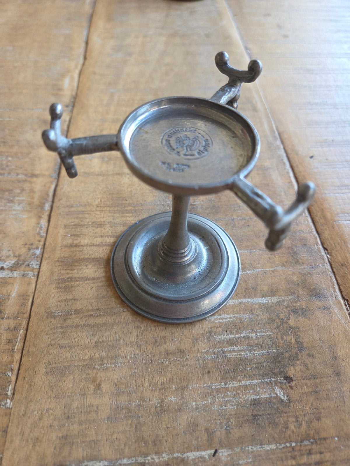 Vintage tinnen pijpenstandaard, 't Oude Ambacht Alphen, Antiek en Kunst, Ophalen of Verzenden
