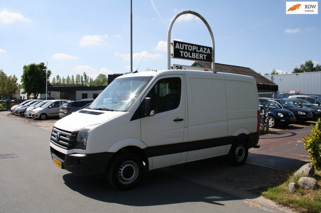 Volkswagen Crafter 35 2.5 TDI L1H1 DC Trendline *BJ'12*AIRCO, Auto's, Bestelauto's, Automaat, Euro 5, Gebruikt, Zwart