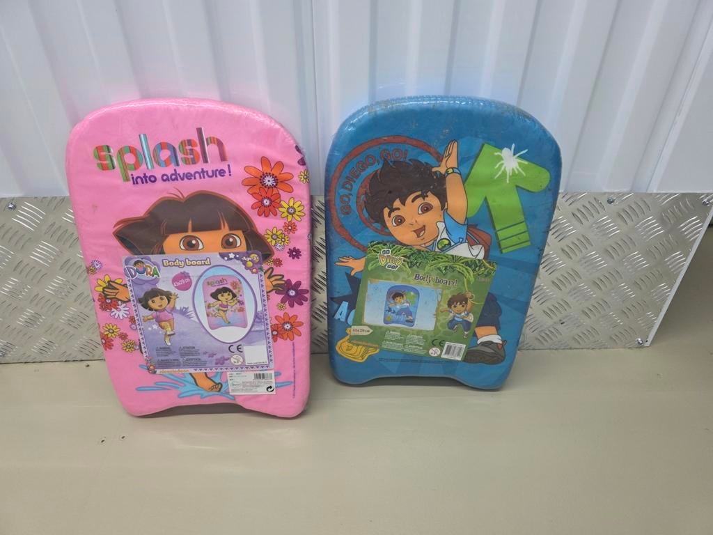 Dora en Diego Bodyboards - Set van 2, Kinderen en Baby's, Ophalen of Verzenden, Nieuw, Jongen of Meisje