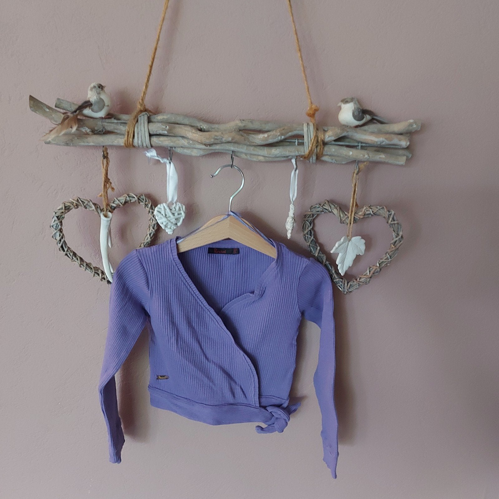 Paars overslagvest | mt 128/134, Persival, Gebruikt, Meisje, Trui of Vest