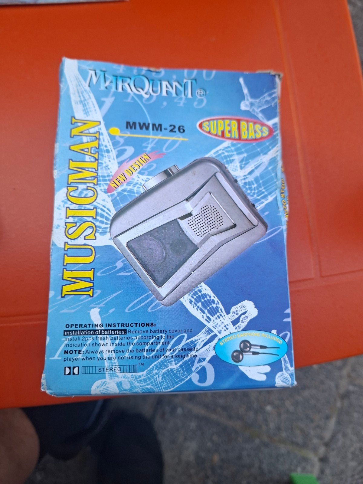 Marquant Musicman MWM-26 Cassettespeler met Super Bass, Ophalen of Verzenden