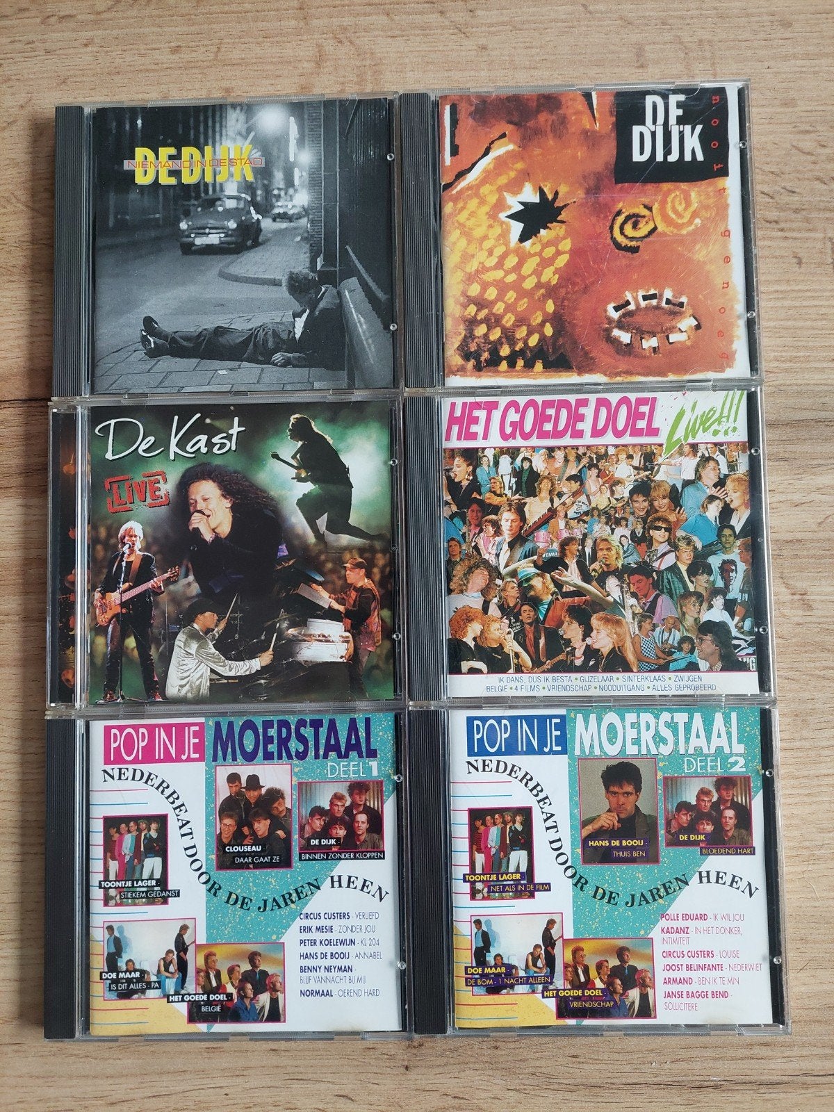 De Dijk, Het Goede Doel, De Kast en Pop in je Moerstaal, Ophalen of Verzenden, Zo goed als nieuw, Pop
