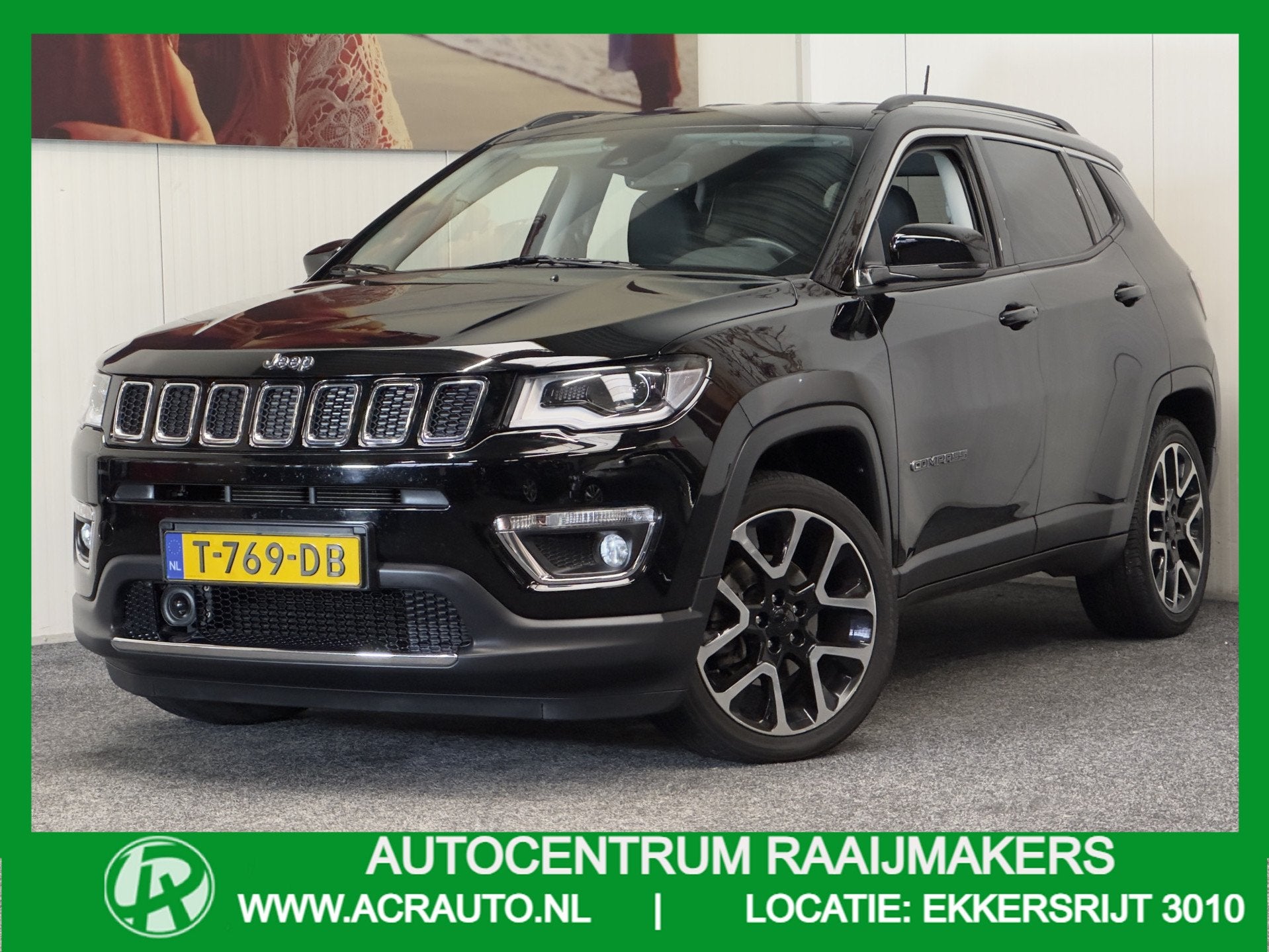 Jeep Compass 1.4 MULTIAIR LIMITED NAVIGATIE ADAPTIVE CRUISE, Auto's, Jeep, Voorwielaandrijving, Dealer onderhouden, 450 kg, Gebruikt