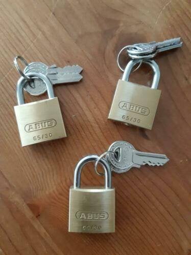 Roestvrij model 85/30 hangslot ABUS en gehard staal 65/30, Ophalen of Verzenden, Nieuw, Slot