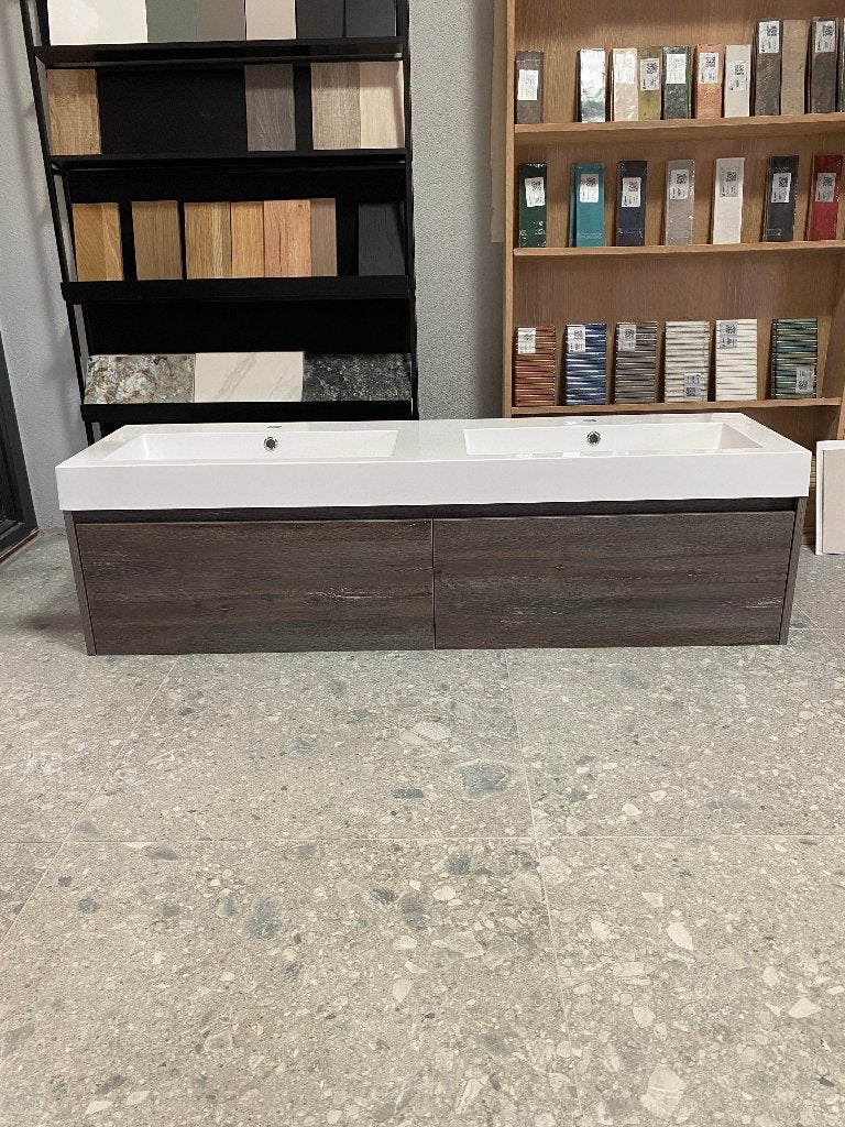 Badmeubel 160cm Grey Canyon van €2250 nu afhaal €750 nieuw!, Ophalen, 150 tot 200 cm, Nieuw, Minder dan 100 cm