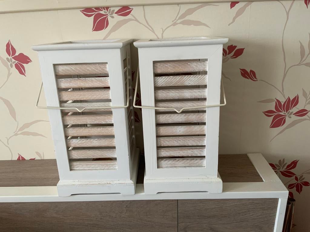Lantarens houten, Ophalen, Zo goed als nieuw