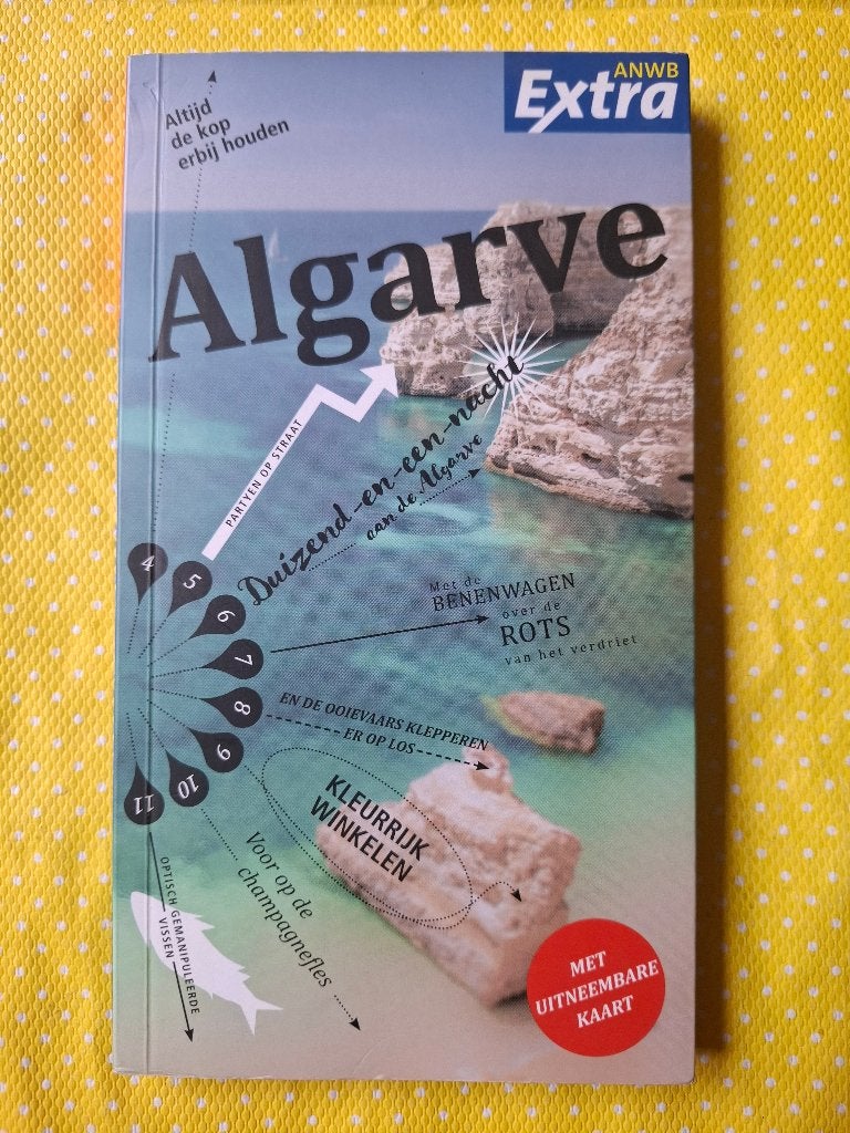 ANWB Extra Reisgids Algarve - Met uitneembare kaart, Europa, Ophalen of Verzenden, Reisgids of -boek, ANWB