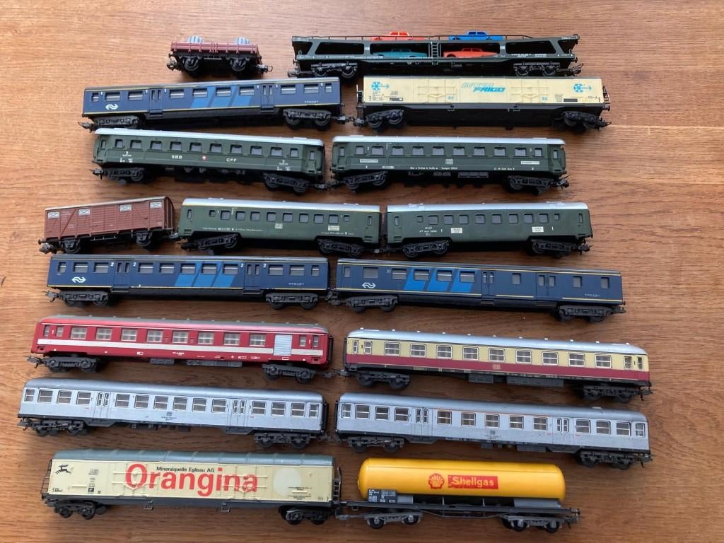 Wagons HO, Hobby en Vrije tijd, Modeltreinen | H0, Gebruikt, Gelijkstroom, Wagon, Ophalen of Verzenden