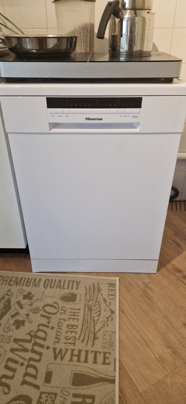 Vaatwasser Hisense in goede staat, Witgoed en Apparatuur, Ophalen, Gebruikt, 60 cm of meer, Eco programma