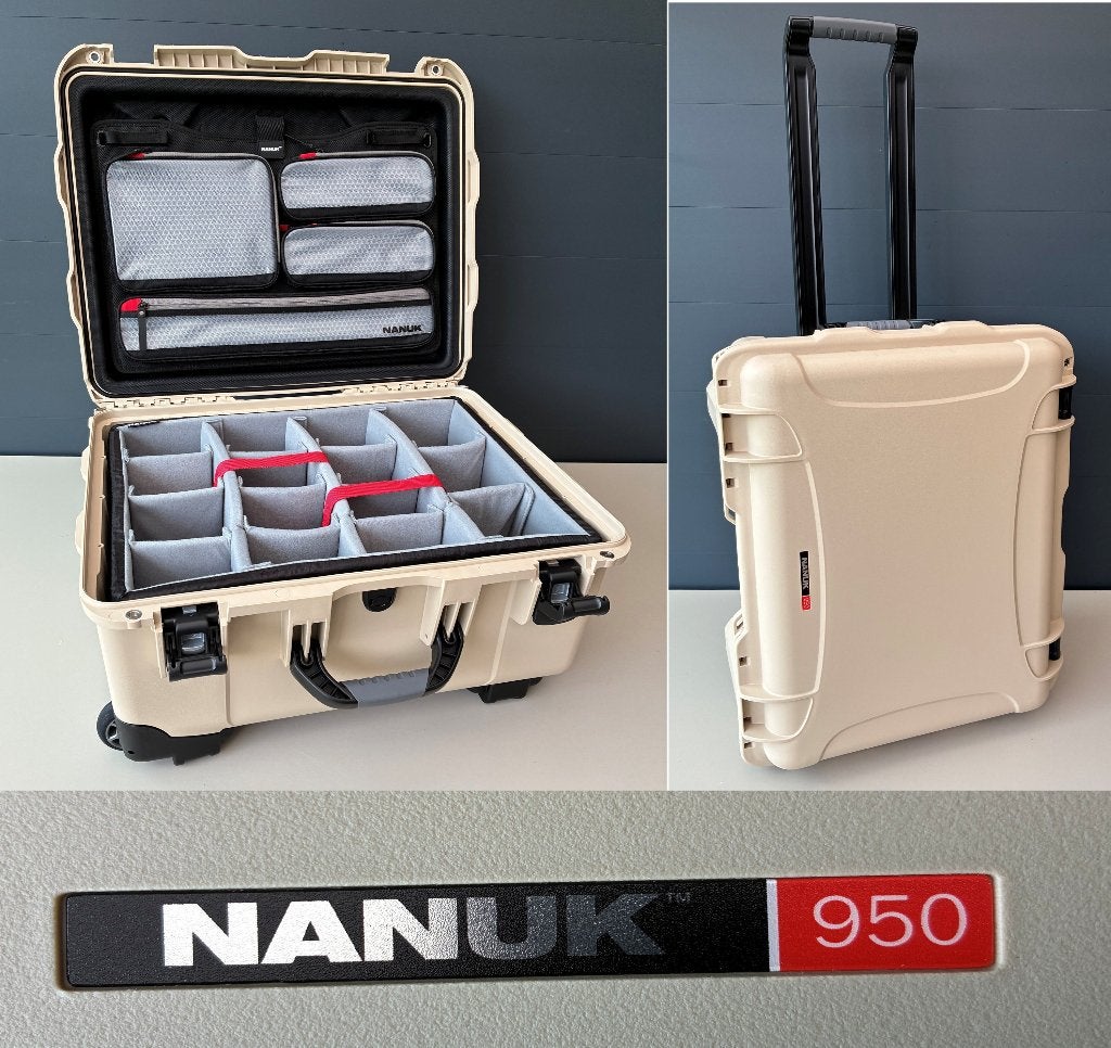 Nanuk Case 950 met Trolley PRO PHOTO Grote camera koffer, Laptopvak, Nieuw, Ophalen of Verzenden, Rolkoffer