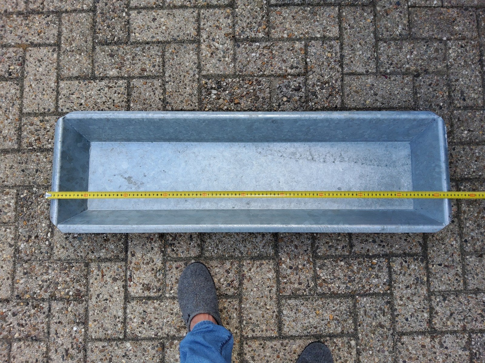 gegalvaniseerde voerbak, Ophalen, Nieuw