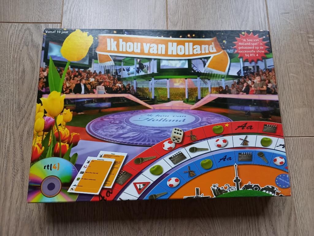 Spel Ik hou van Holland, Hobby en Vrije tijd, Gezelschapsspellen | Bordspellen, Een of twee spelers, Ophalen of Verzenden, Gebruikt