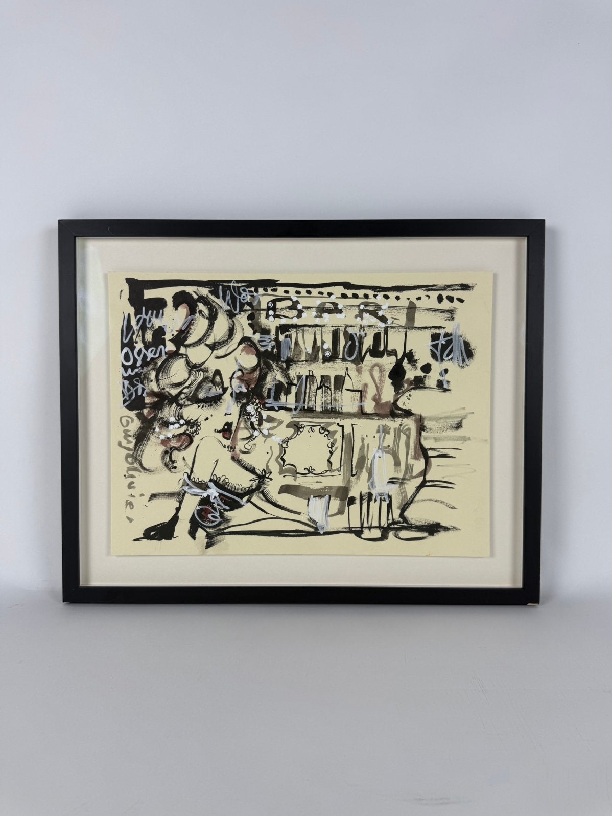 Guy Olivier – Bar (2018) – gesigneerd met certificaat, Ophalen of Verzenden